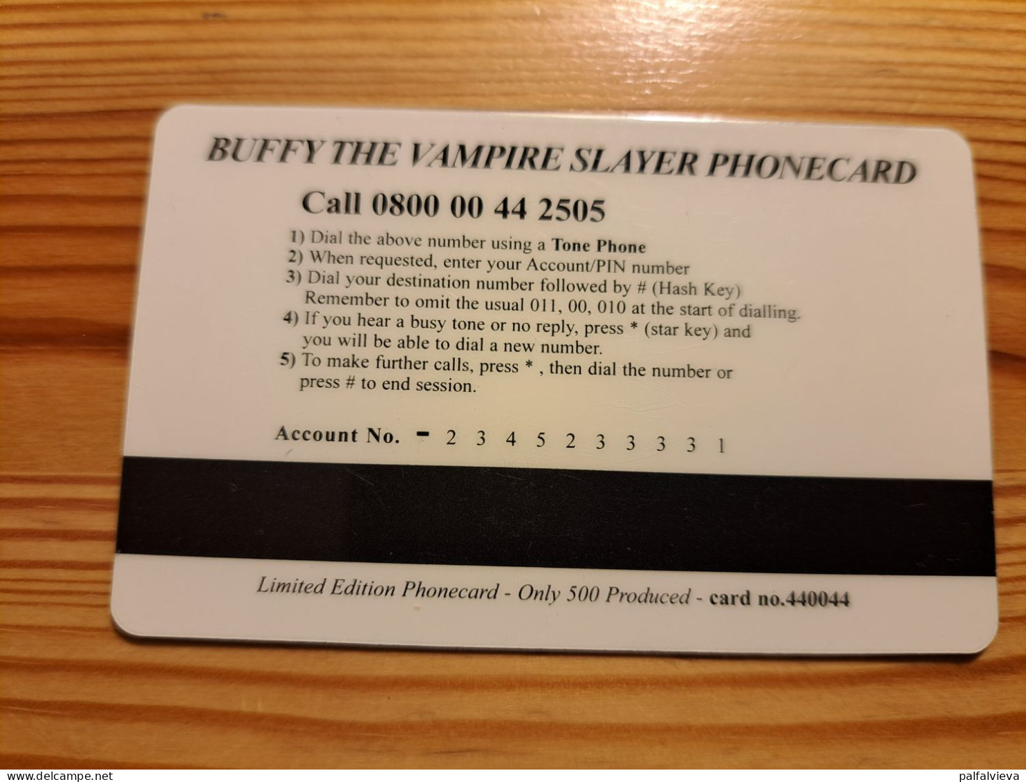 Prepaid Phonecard United Kingdom - Buffy The Vampire Slayer - Bedrijven Uitgaven