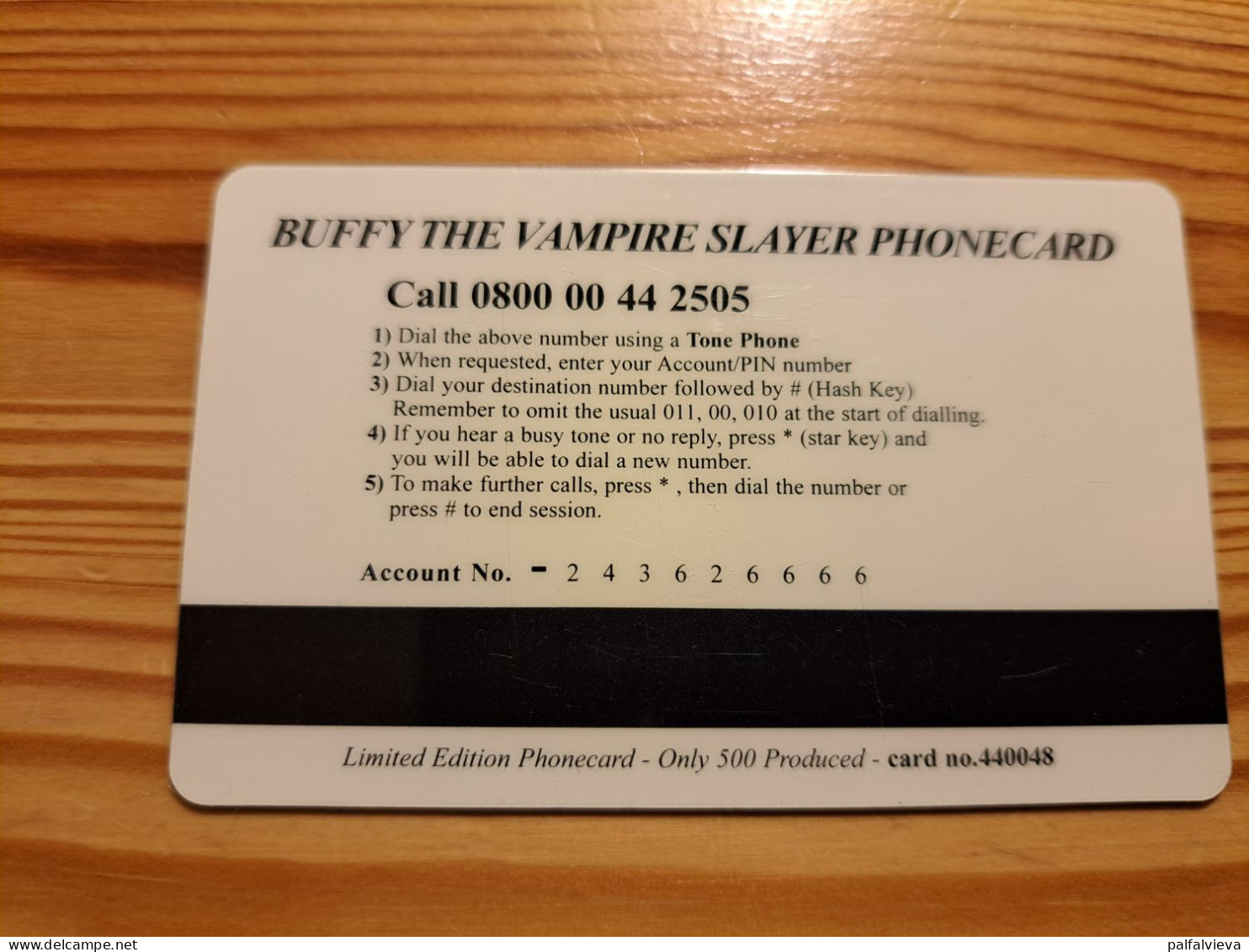 Prepaid Phonecard United Kingdom - Buffy The Vampire Slayer - Bedrijven Uitgaven