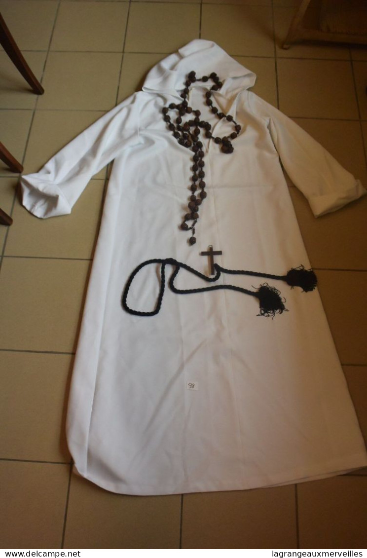 C98 Tunique Costume Pour Communion Doudou Ou Autre Croix - Theatre, Fancy Dresses & Costumes