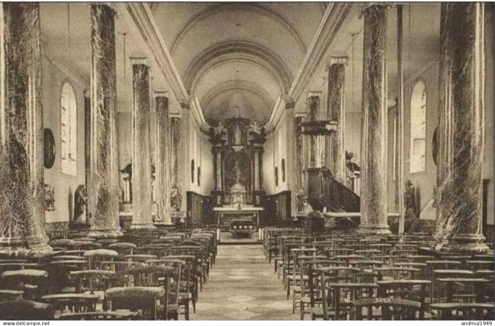 DHUY - Intérieur De L'Eglise - Editeur L. Tordeur, Namur - Eghezée