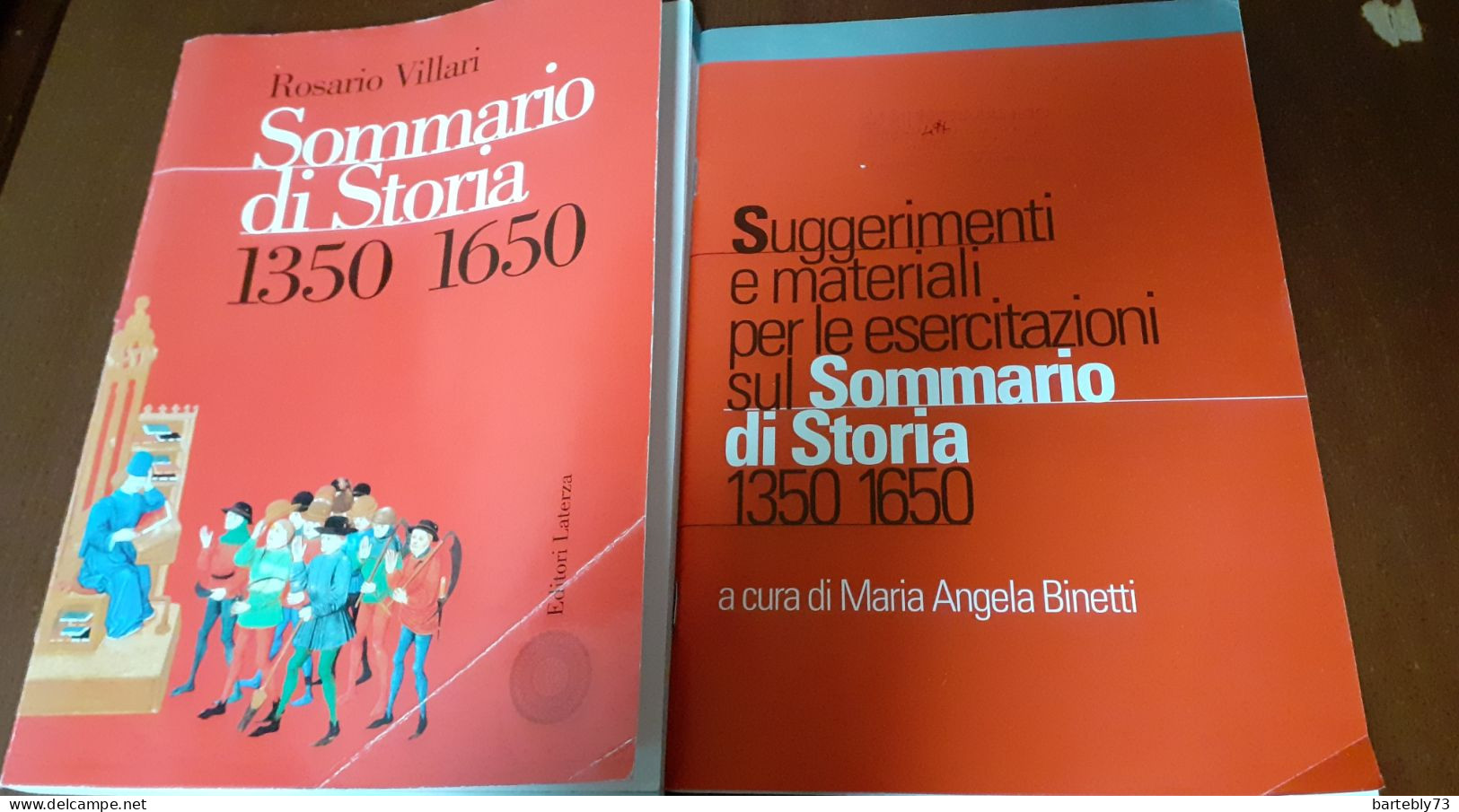 "Sommario Di Storia 1350-1650" Di Rosario Villari - Autres & Non Classés