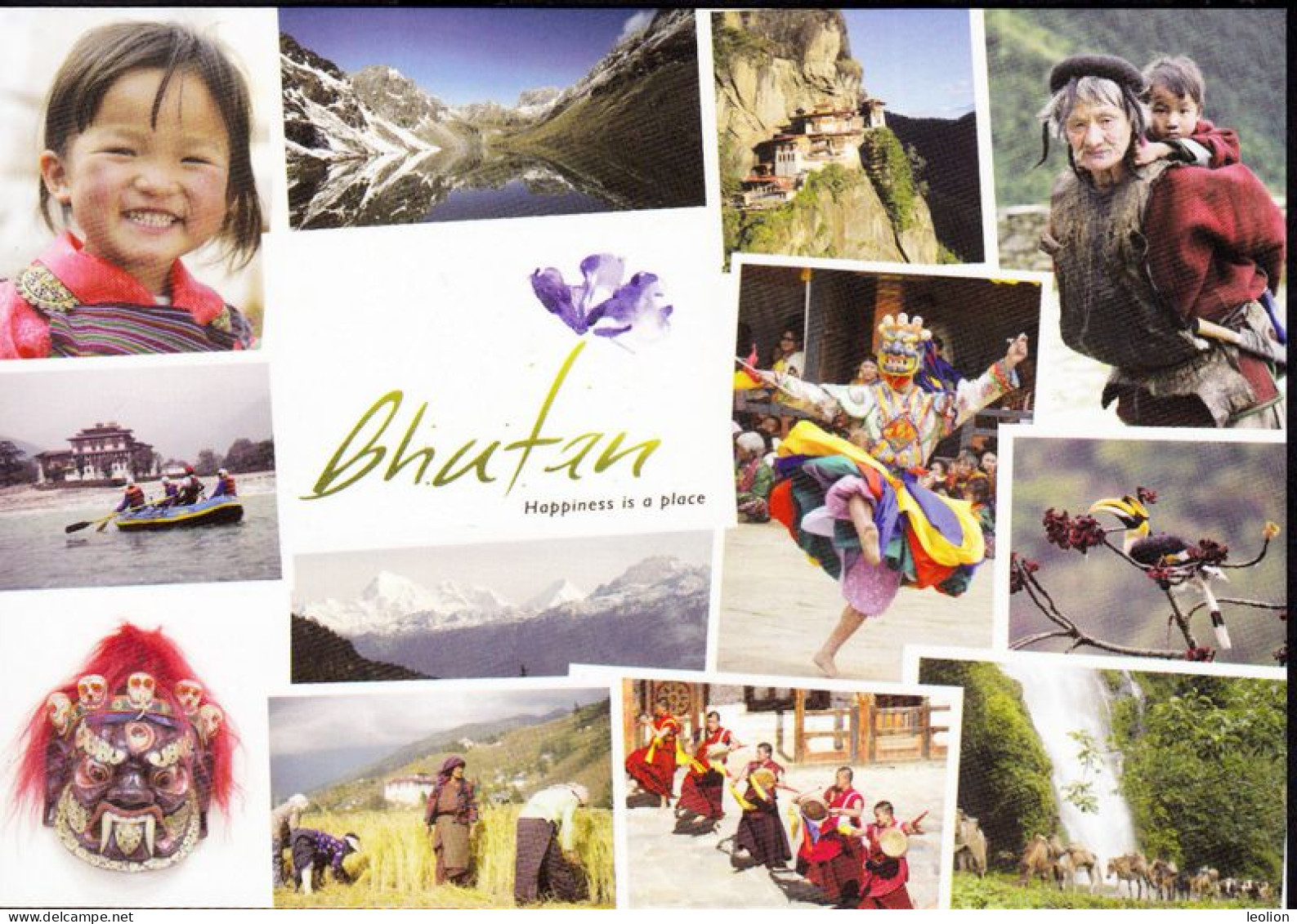 Bhutan Around 2010 - 2015 Postcard Issued By The Tourism Council Of Bhutan - Bhoutan