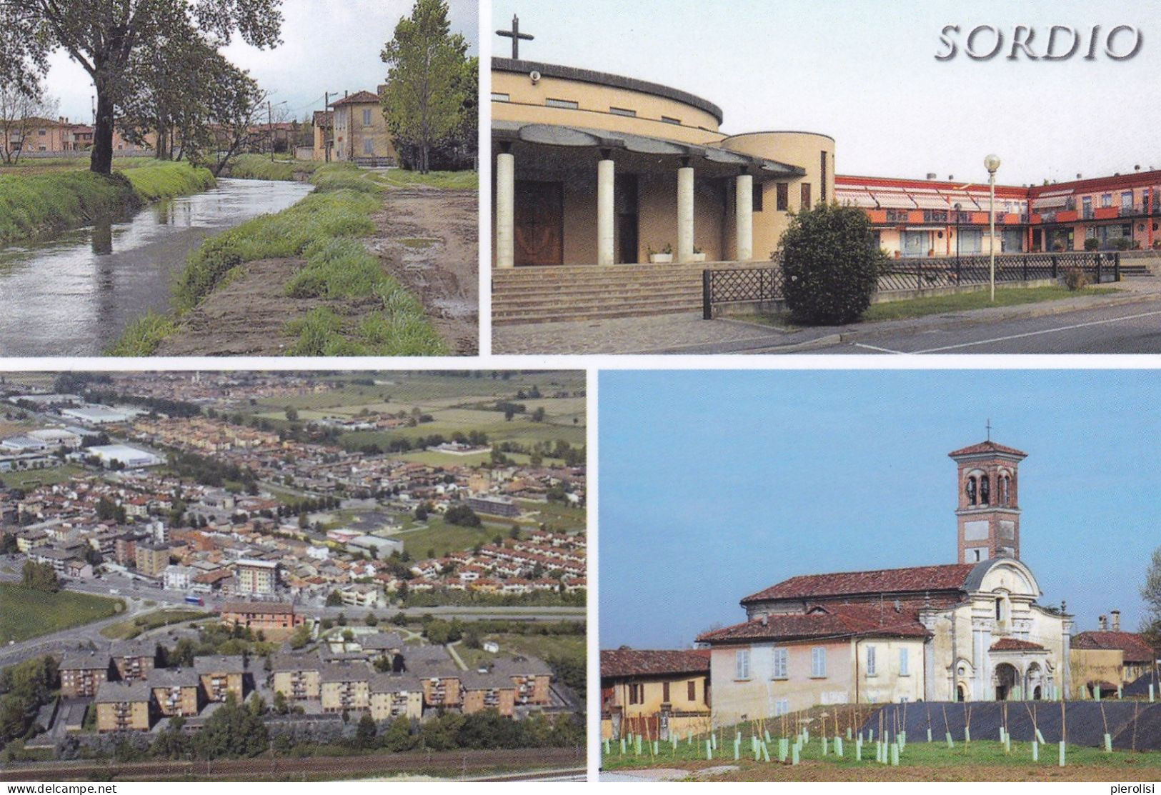 (AA133) - SORDIO (Lodi) - Multivedute: Casa Marocco, Parrocchia Nuova, Panorama, Parrocchia Di San Bartolomeo - Lodi