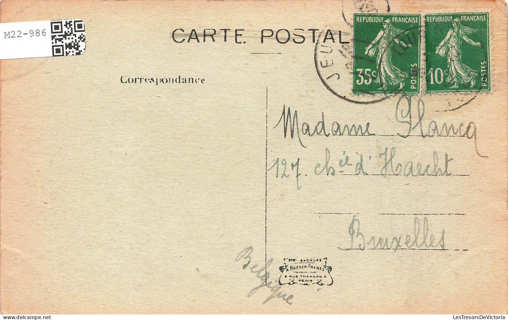 FRANCE - Jeumont - Le Lit De Sambre Aval Du Pont  - Carte Postale Ancienne - Jeumont