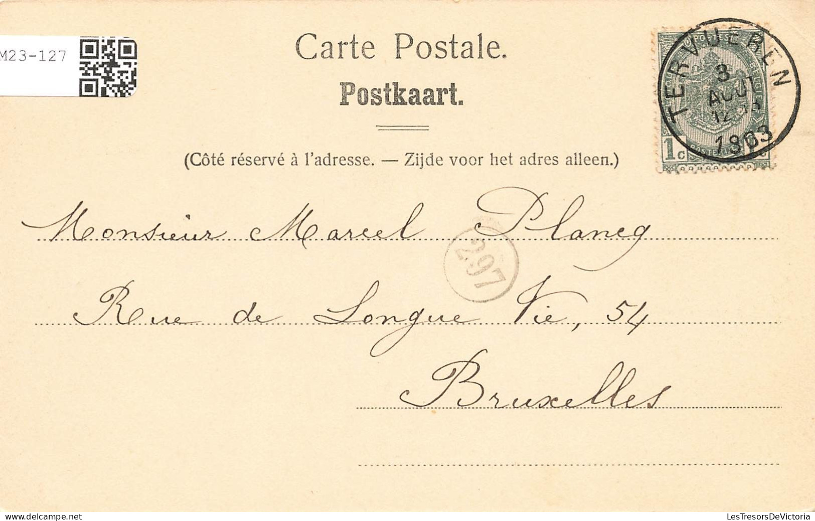 BELGIQUE - Tervueren - Palais Colonial - Carte Postale Ancienne - Tervuren