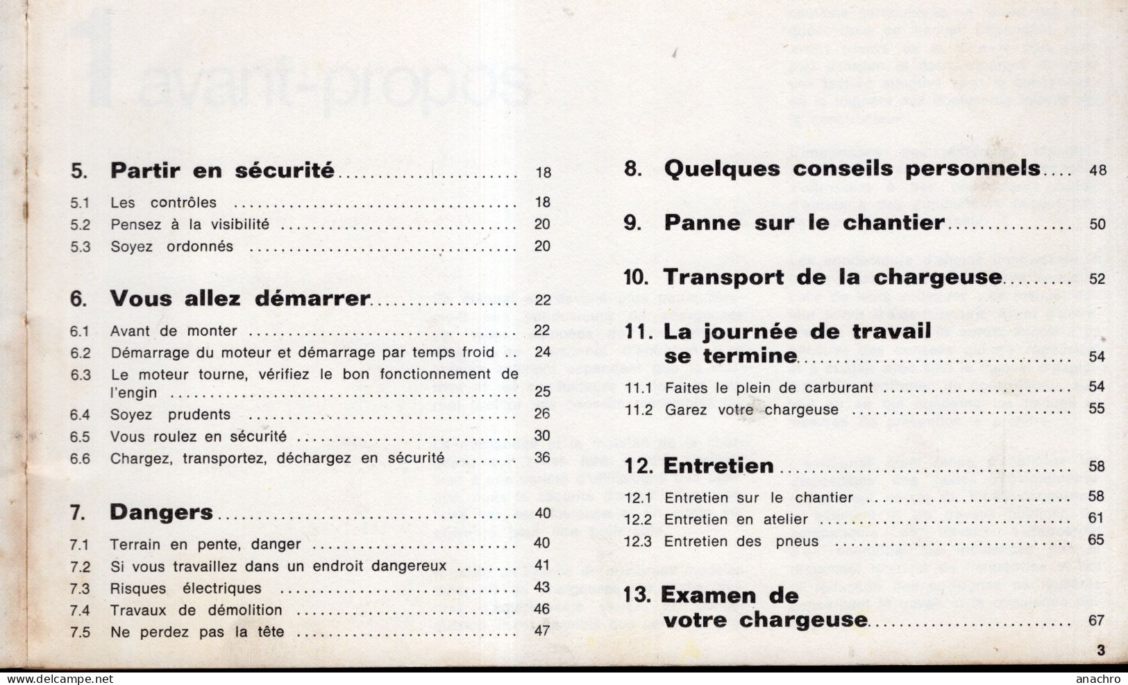 catalogue 1975 SECURITE Engins de Chantier I.N.R.S.