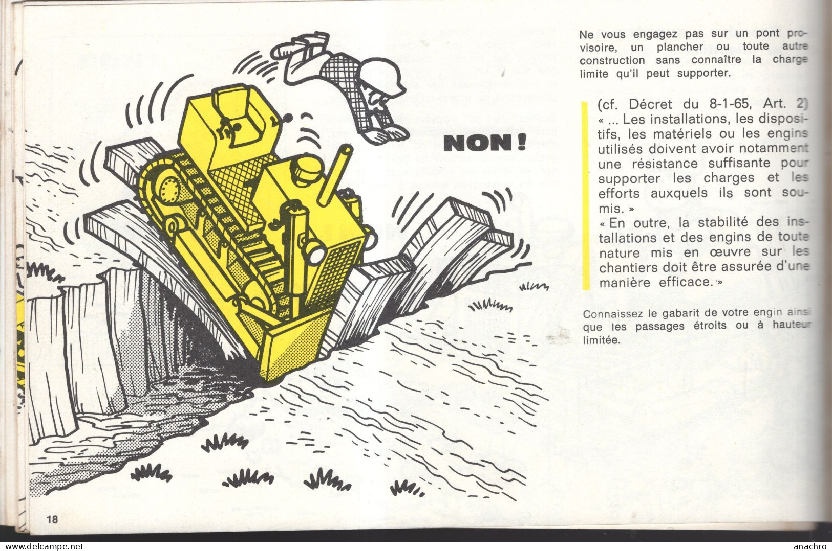 Catalogue 1975 SECURITE Engins De Chantier I.N.R.S. Tracteurs Sur Chenilles - Traktoren