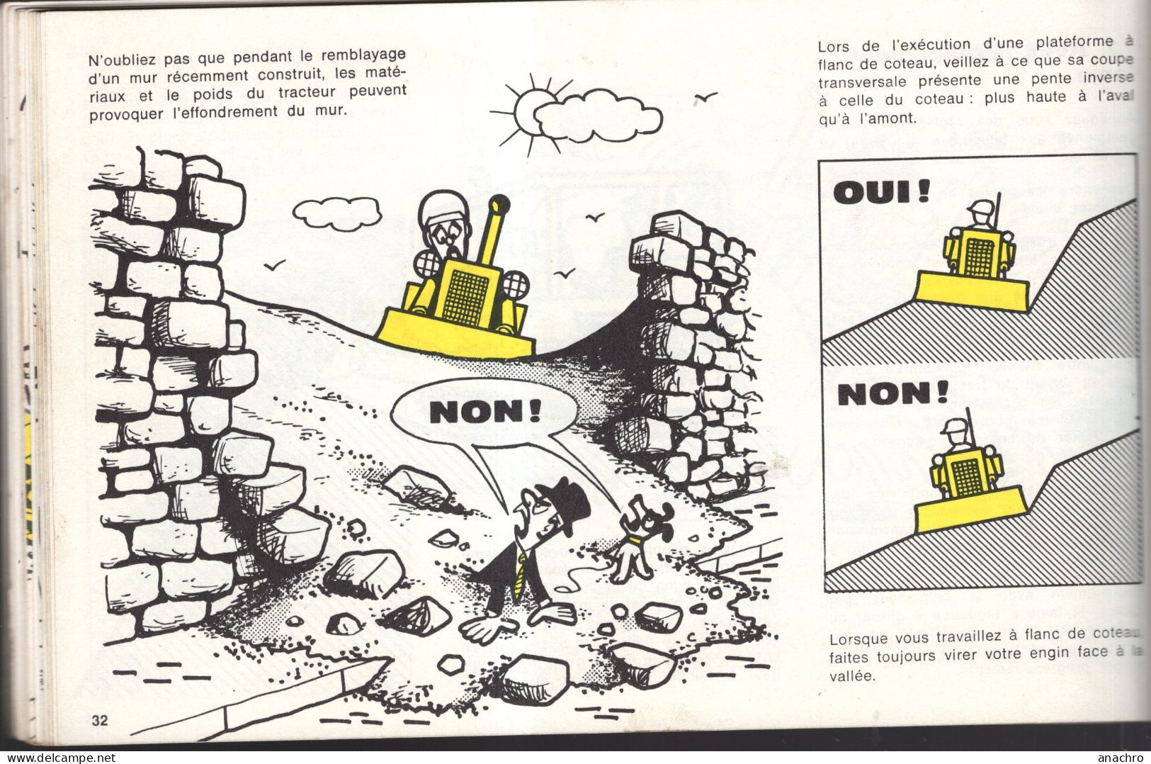 Catalogue 1975 SECURITE Engins De Chantier I.N.R.S. Tracteurs Sur Chenilles - Traktoren