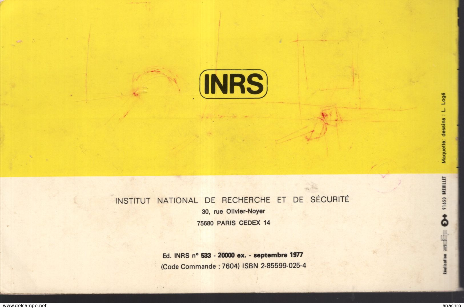 Catalogue 1977 SECURITE Engins De Chantier I.N.R.S. Rouleaux Et Compacteurs - Traktoren