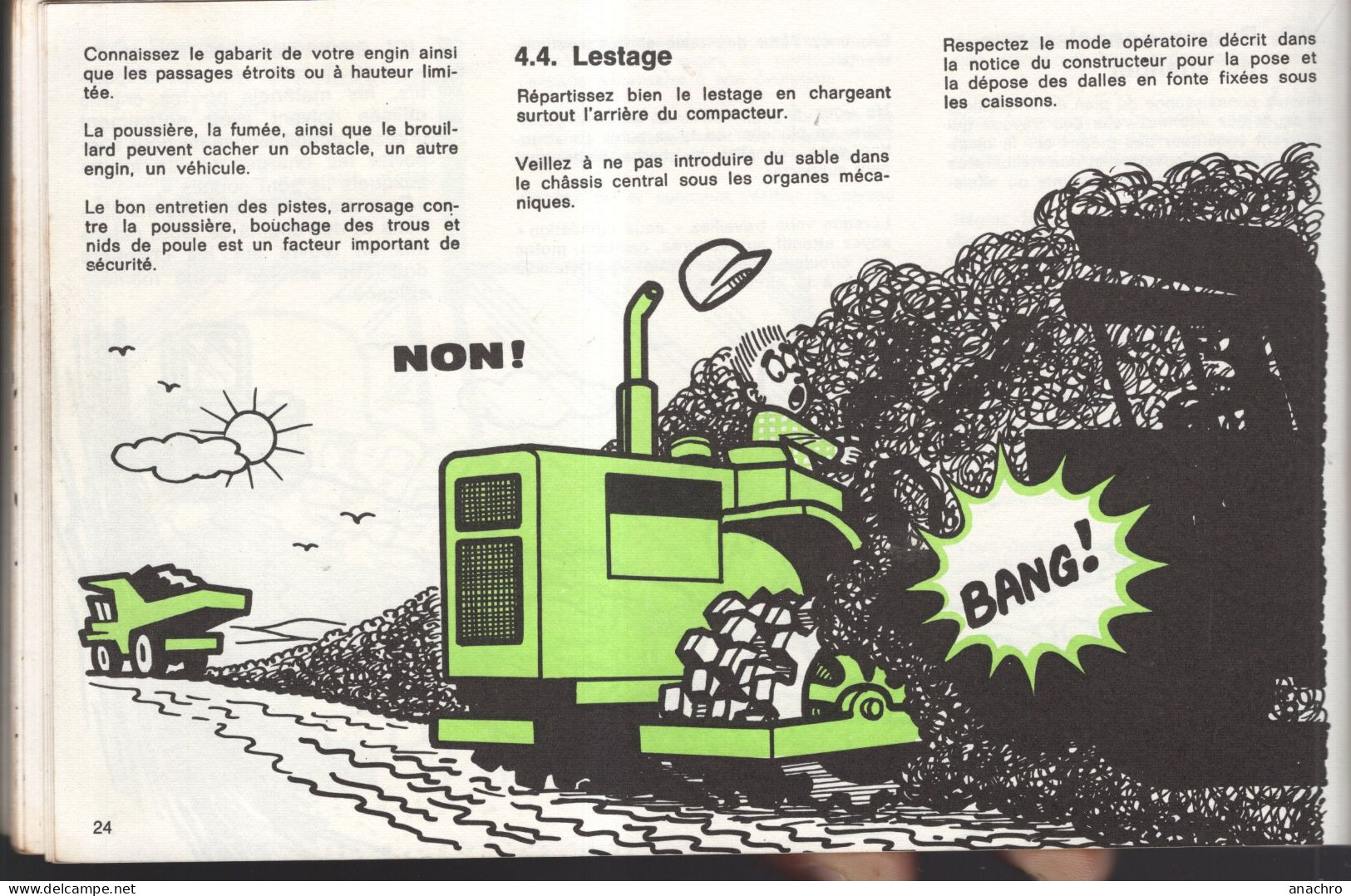 Catalogue 1977 SECURITE Engins De Chantier I.N.R.S. Rouleaux Et Compacteurs - Tracteurs