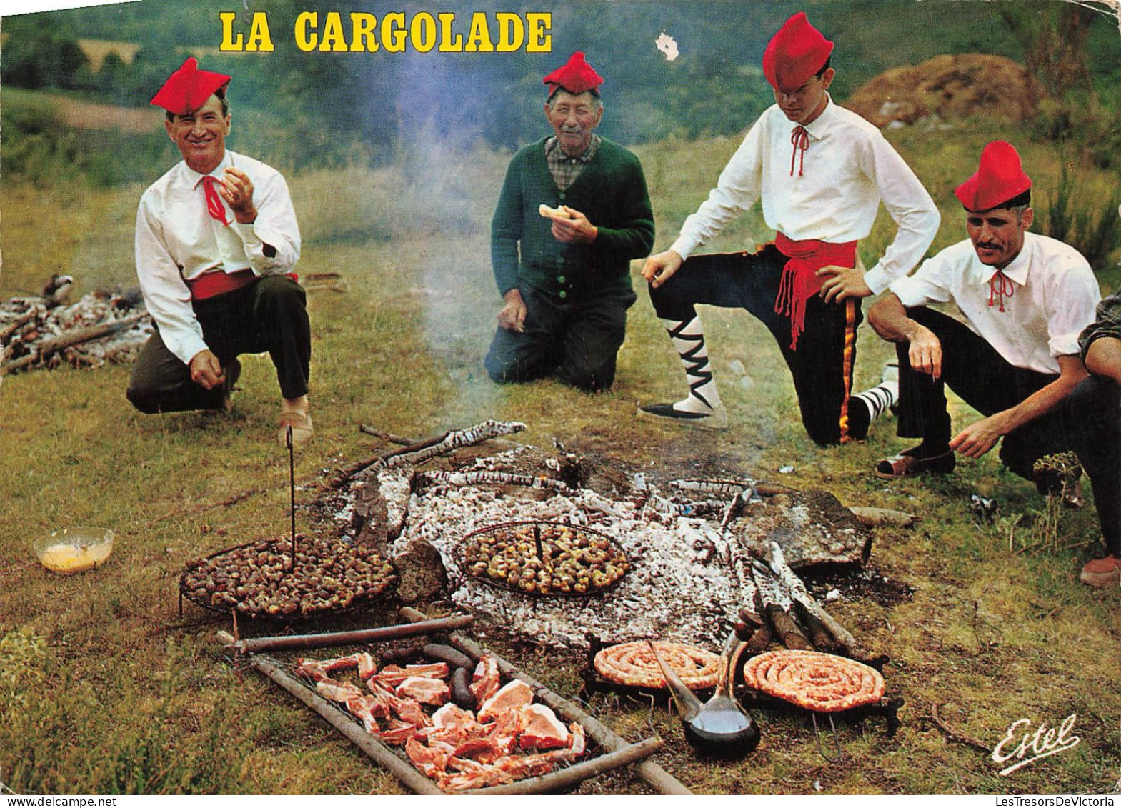 RECETTES - Cuisine - La Cargolade - Carte Postale Ancienne - Recettes (cuisine)