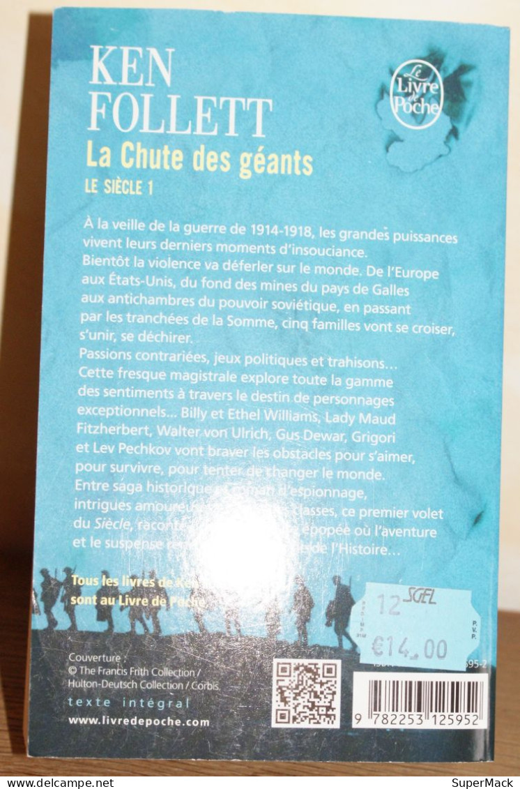 Ken Follett - La Chute Des Géants; Tome 1 - Ed. Robert Laffont - Poche 32413 - Robert Laffont