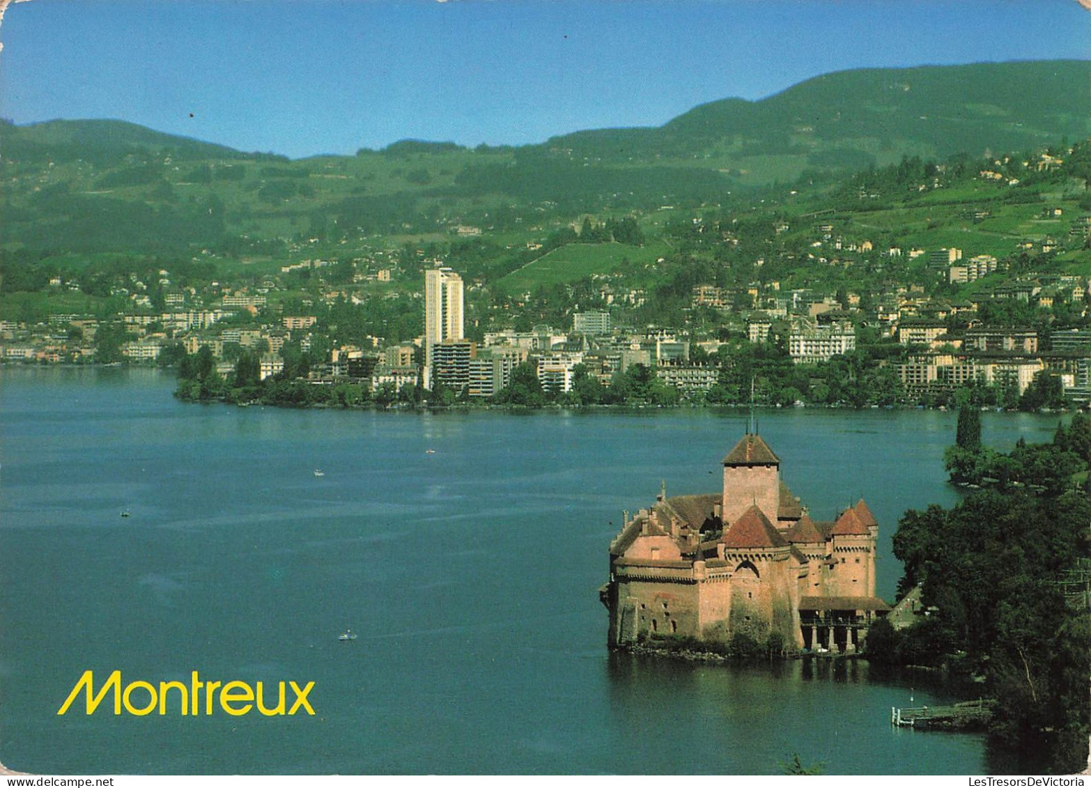 SUISSE - Montreux - Lac Léman - Château De Chillon - Carte Postale - Montreux