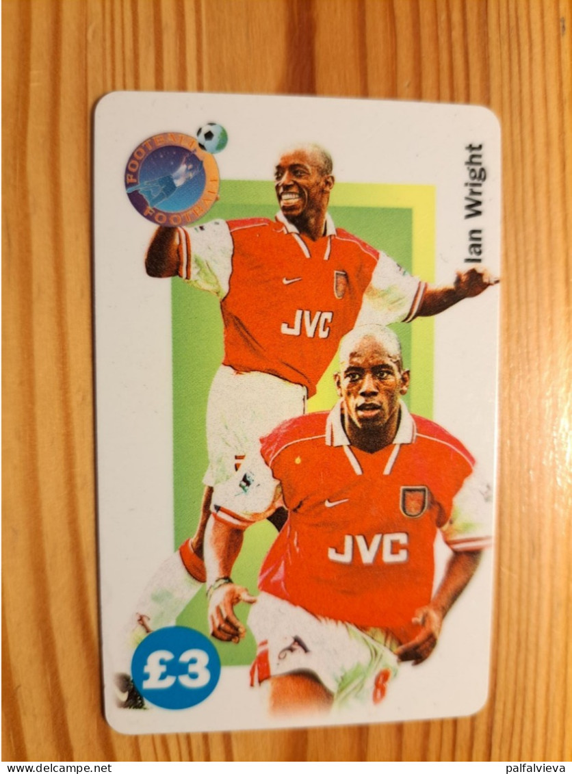 Prepaid Phonecard United Kingdom - Football, Ian Wright - Emissioni Imprese