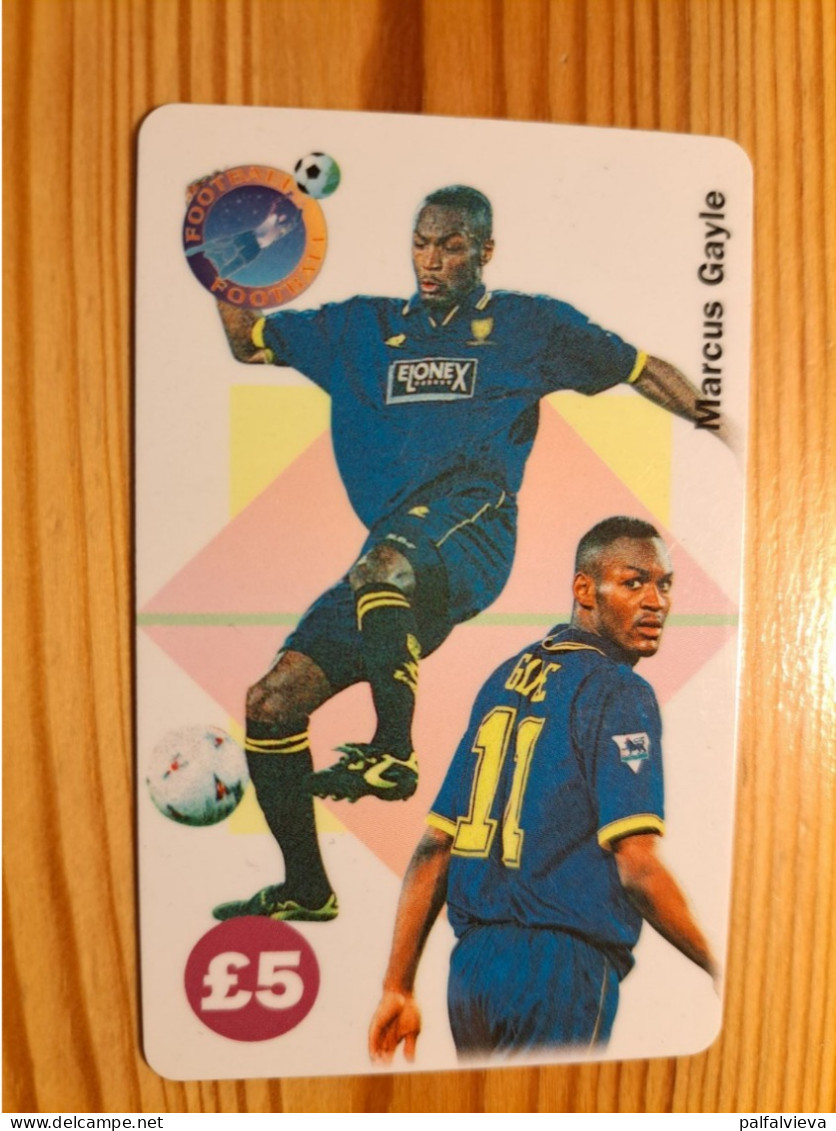 Prepaid Phonecard United Kingdom - Football, Marcus Gayle - Bedrijven Uitgaven