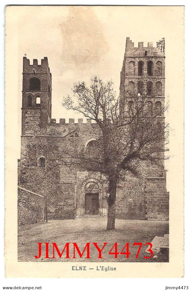 CPA - ELNE - L' Eglise En 1935 - Edit. Trèfle M. F. I. L. - Elne