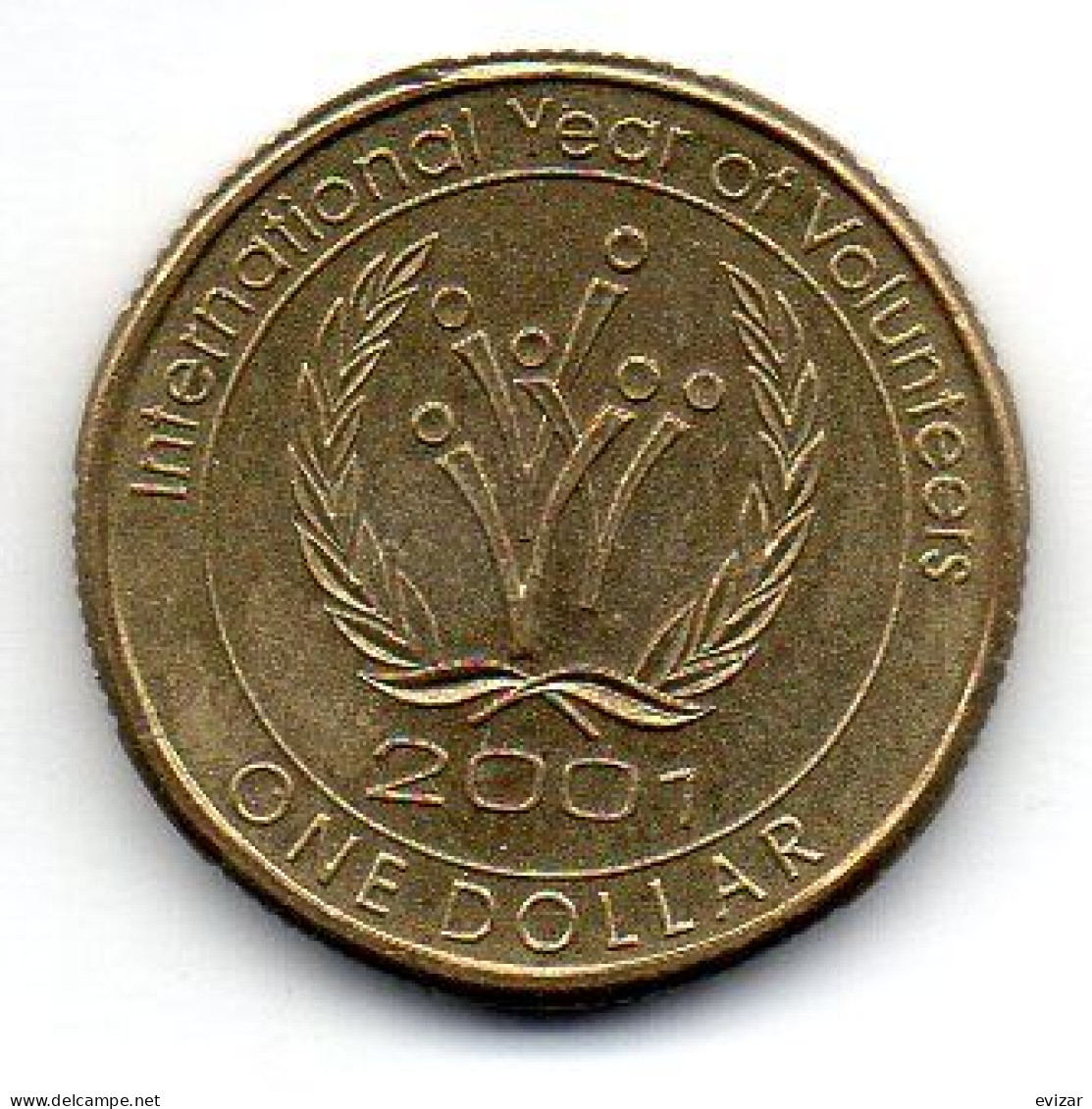 AUSTRALIA, 1 Dollar, Aluminum-Bronze, Year 2001, KM # 682 - Dollar