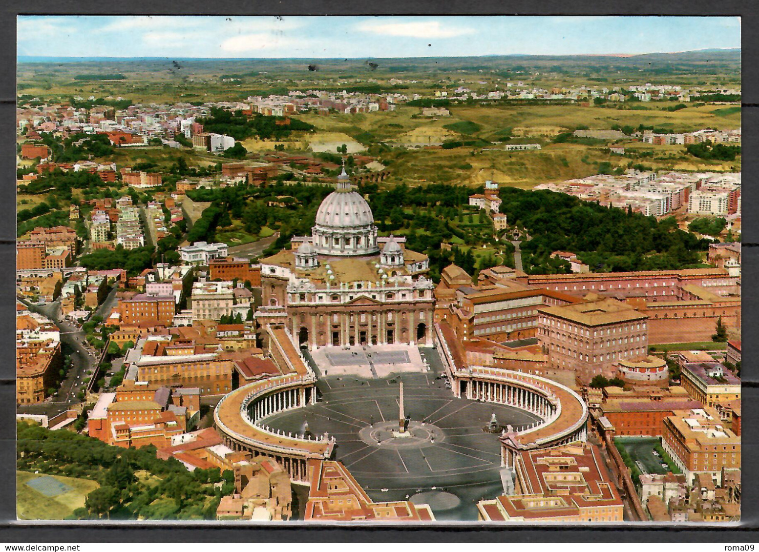 Petersplatz, Luftbild; B-807 - Vaticano