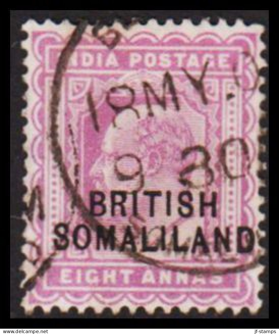 1903. BRITISH SOMALILAND. Edward VII. EIGHT ANNAS  (Michel 19) - JF537469 - Somaliland (Herrschaft ...-1959)
