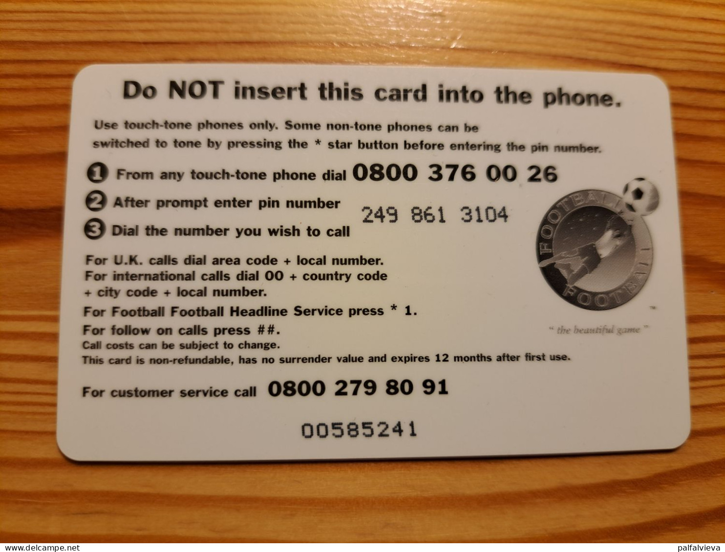 Prepaid Phonecard United Kingdom - Football, Colin Hendry - [ 8] Firmeneigene Ausgaben
