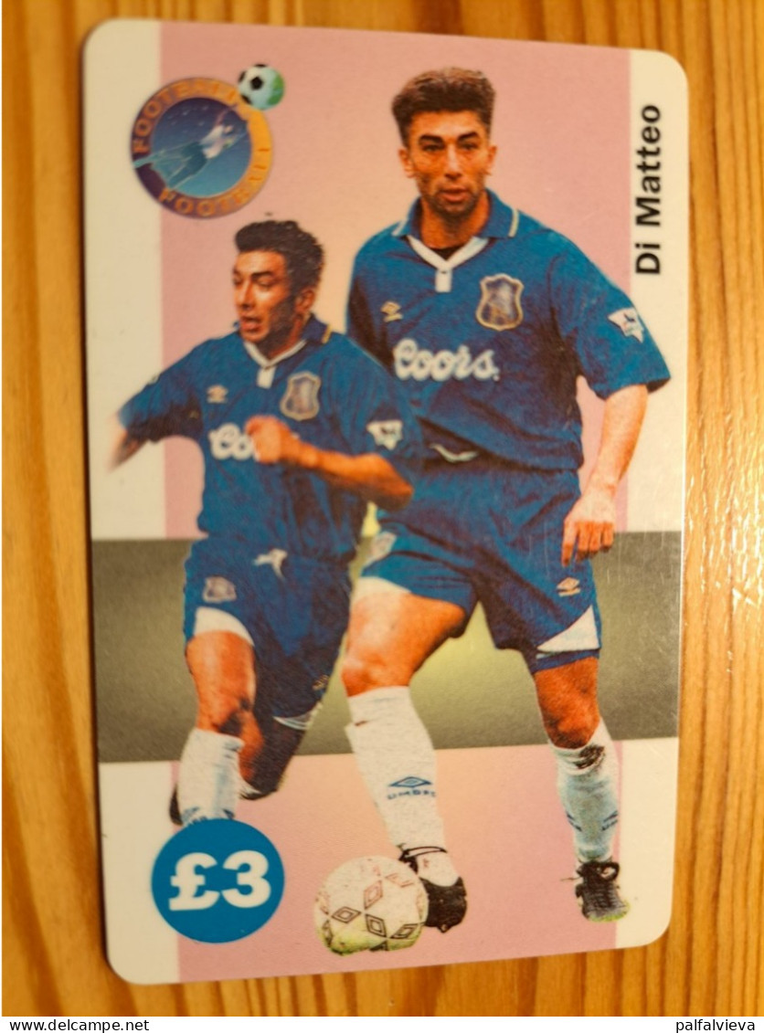 Prepaid Phonecard United Kingdom - Football, Di Matteo - Emissions Entreprises