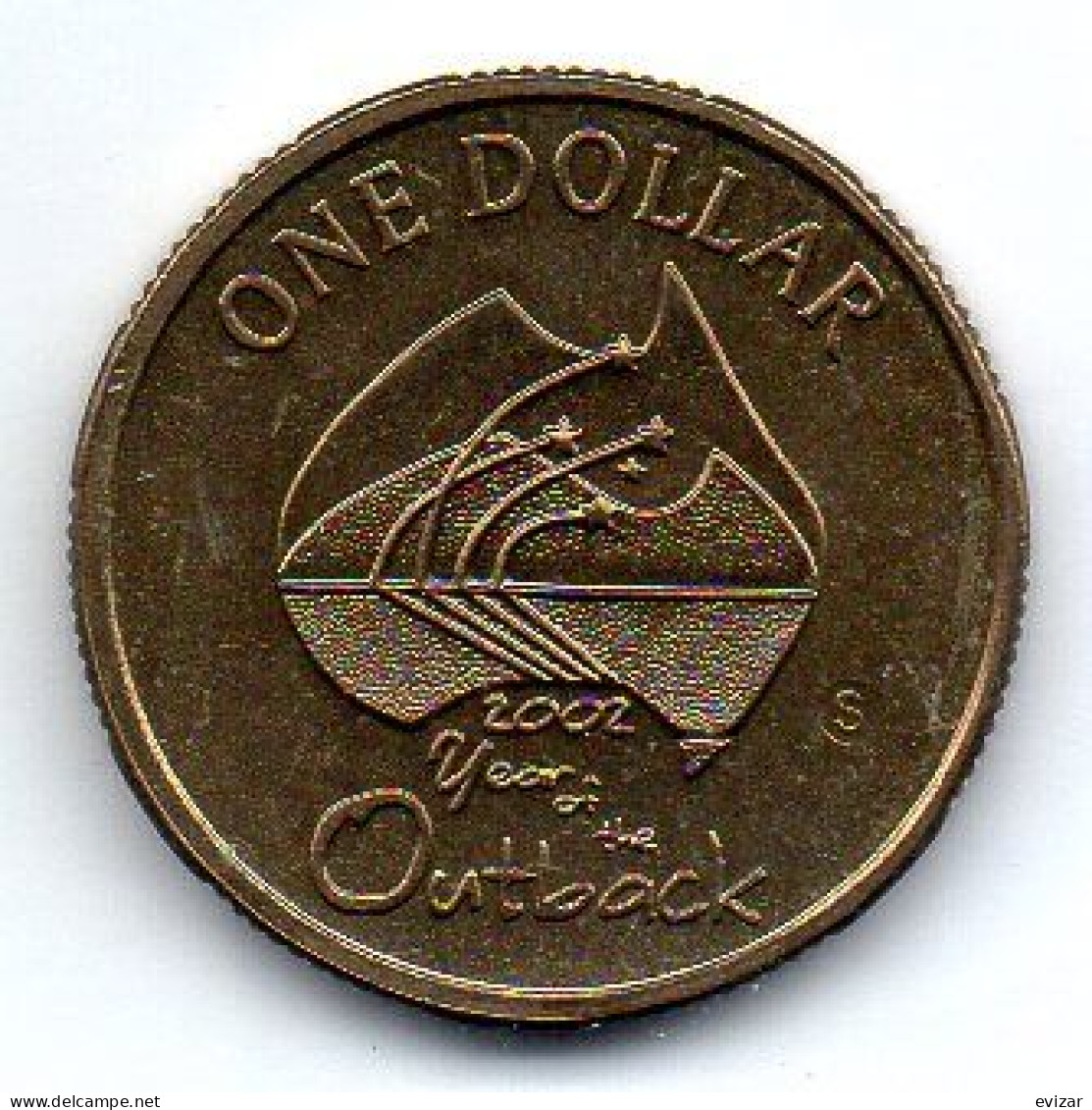 AUSTRALIA, 1 Dollar, Aluminum-Bronze, Year 2002-S, KM # 600 - Dollar