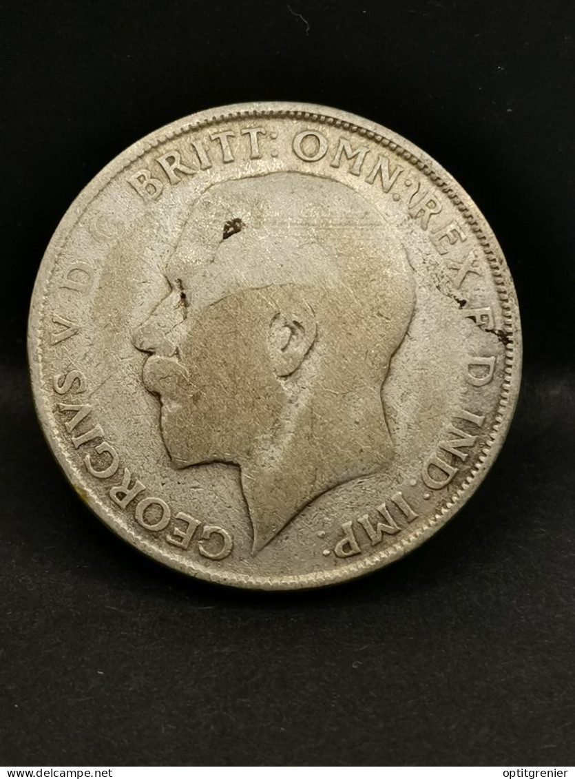1 FLORIN  ARGENT 1923 GEORGE V ROYAUME UNI / UNITED KINGDOM SILVER - J. 1 Florin / 2 Shillings