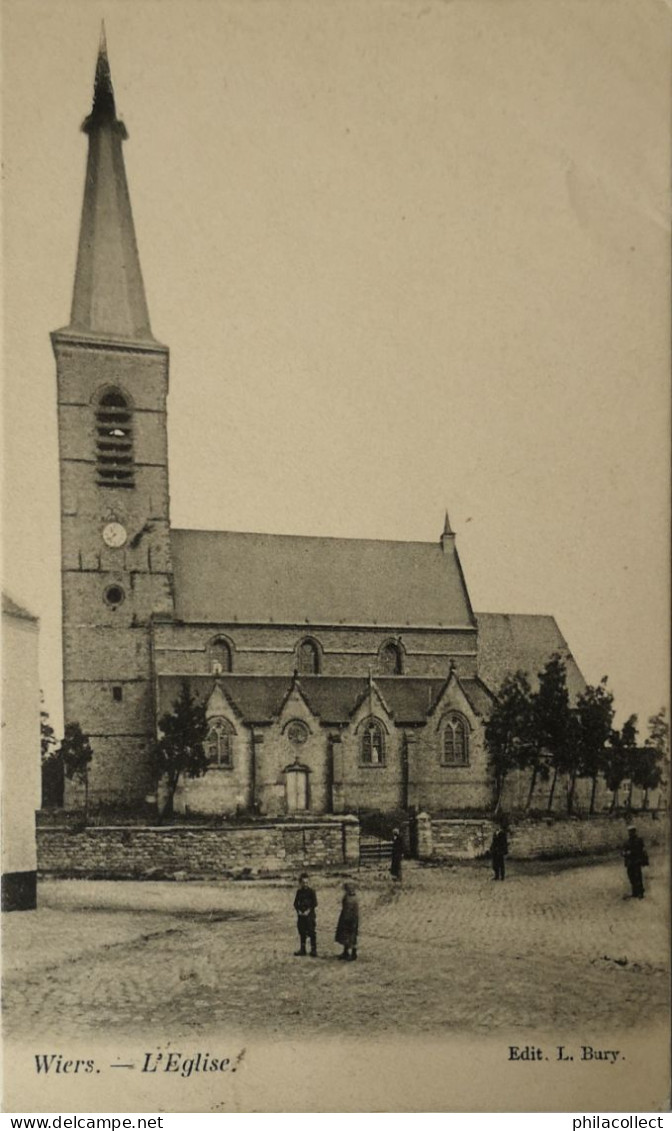 Wiers (Peruwelz) L' Eglise 1905 - Péruwelz