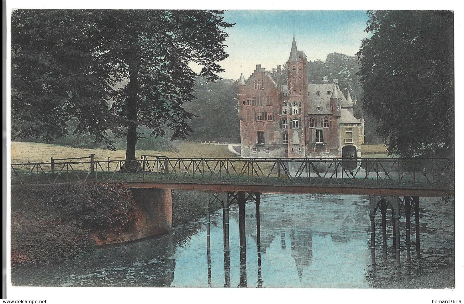 Belgique -   Basel  Waes -   Chateau  Du Vicomte Vilain XIII -  La Passerelle - Kruibeke