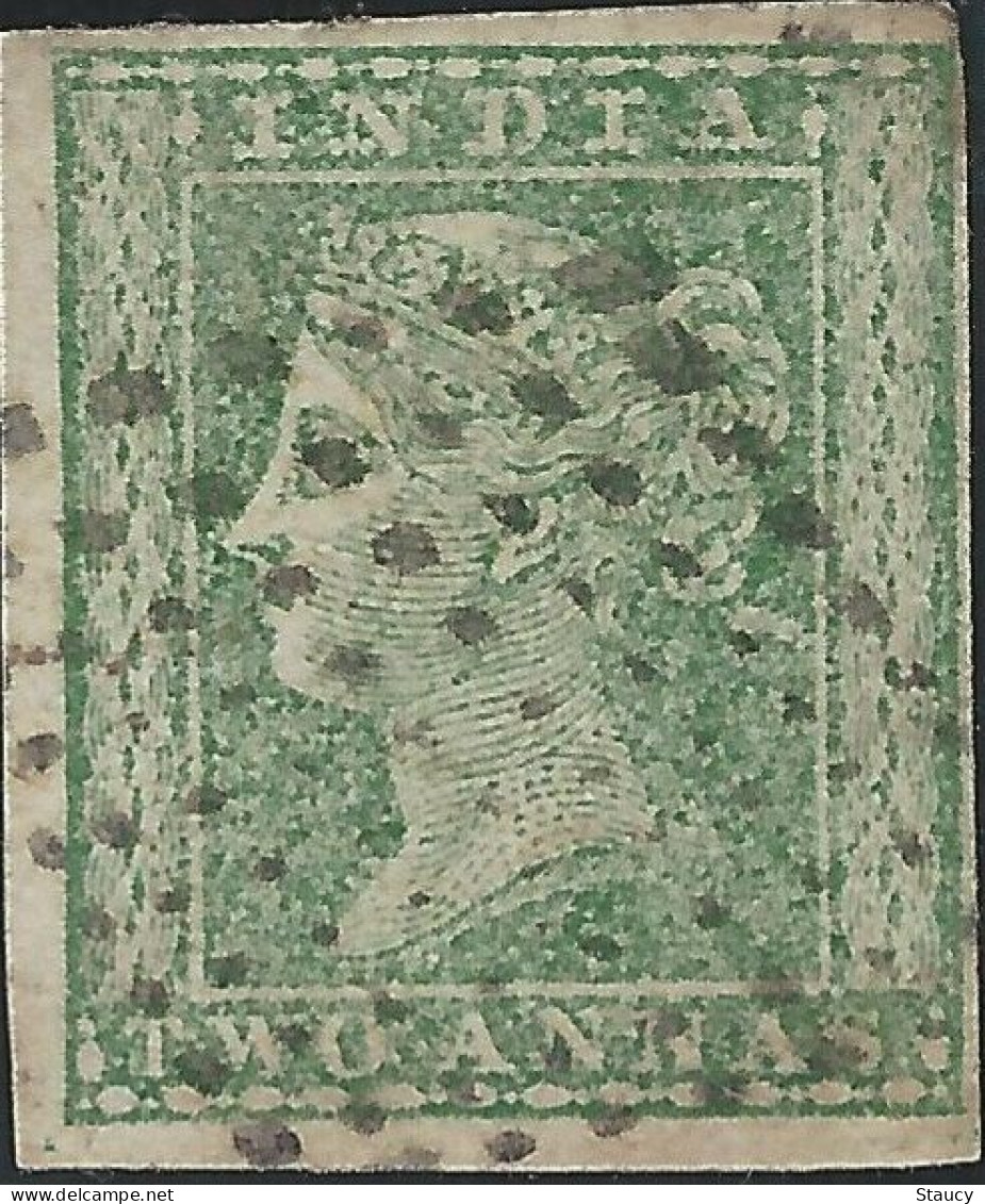 British India 1854 QV 2a Two Anna Litho / Lithograph / Typograph Stamp With 4 Wide Margins With Used As Per Scan - 1854 East India Company Administration