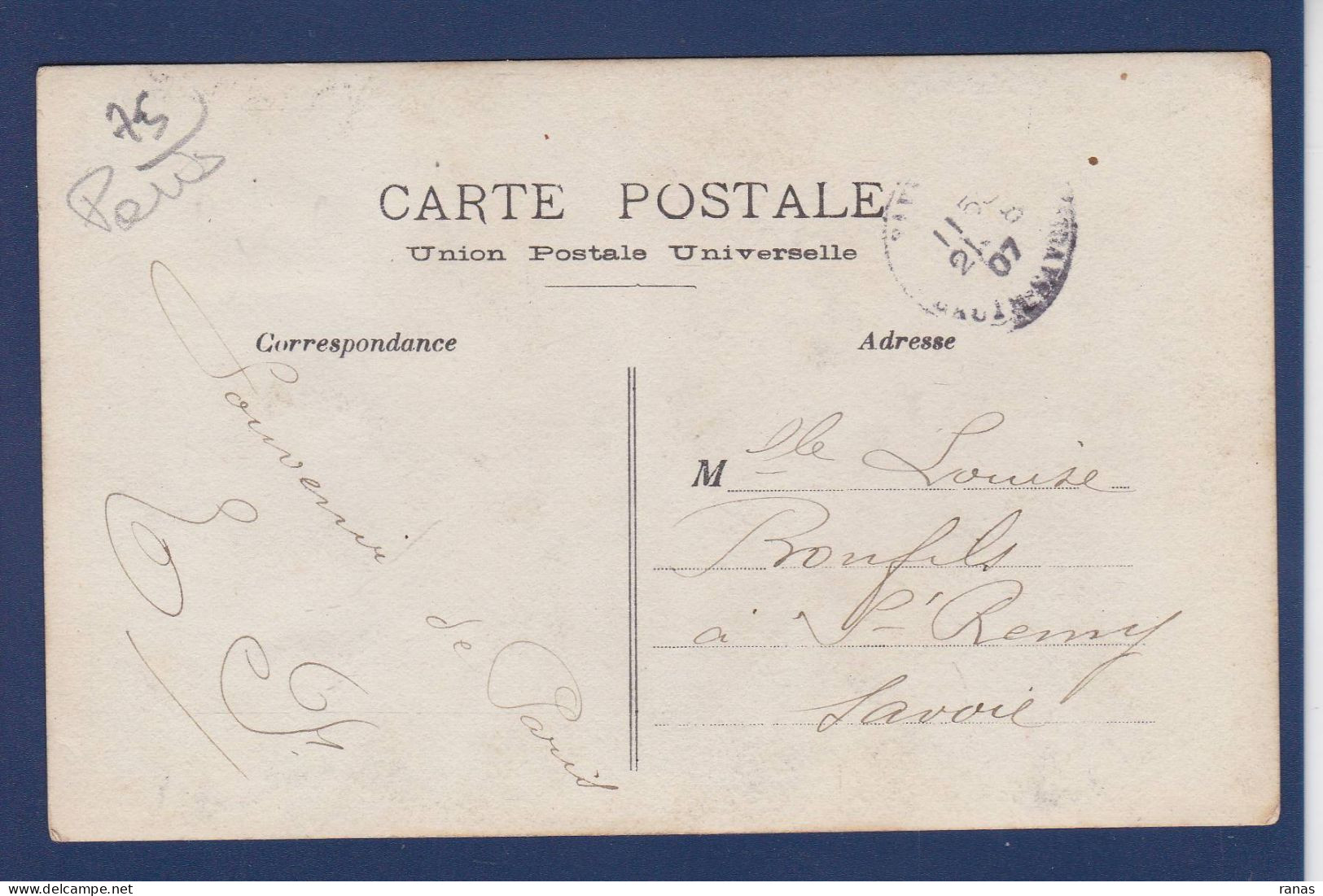 CPA [75] Paris > Carte Photo Commerce Devanture Magasin Voir Dos - Unclassified