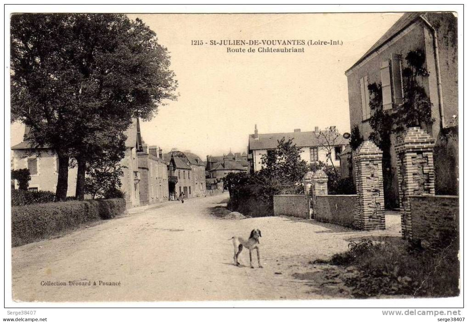 Saint Julien De Vouvantes - Route De Châteaubriant - 1913 # 4-9/25 - Saint Julien De Vouvantes