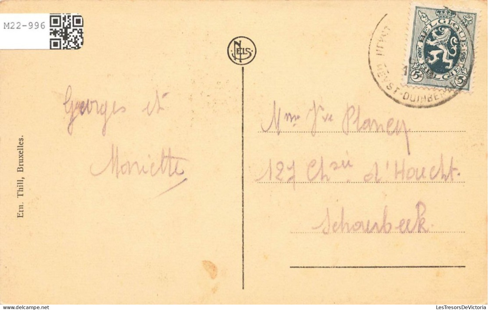 BELGIQUE - Heist - Avenue Comte D'Ursel - Carte Postale Ancienne - Heist