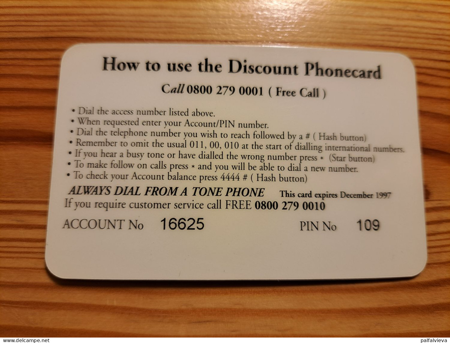 Prepaid Phonecard United Kingdom, Discount Phonecard - Helicopter, Royal Navy, Sea King - Emissions Entreprises