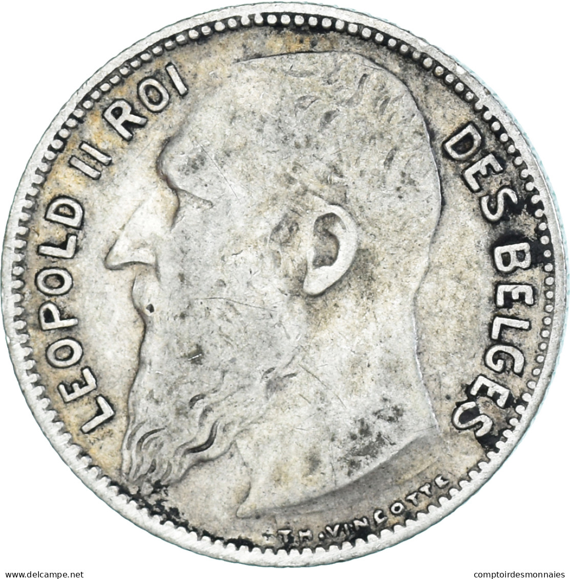 Monnaie, Belgique, Franc, 1904, TB+, Argent, KM:56.1 - 1 Frank