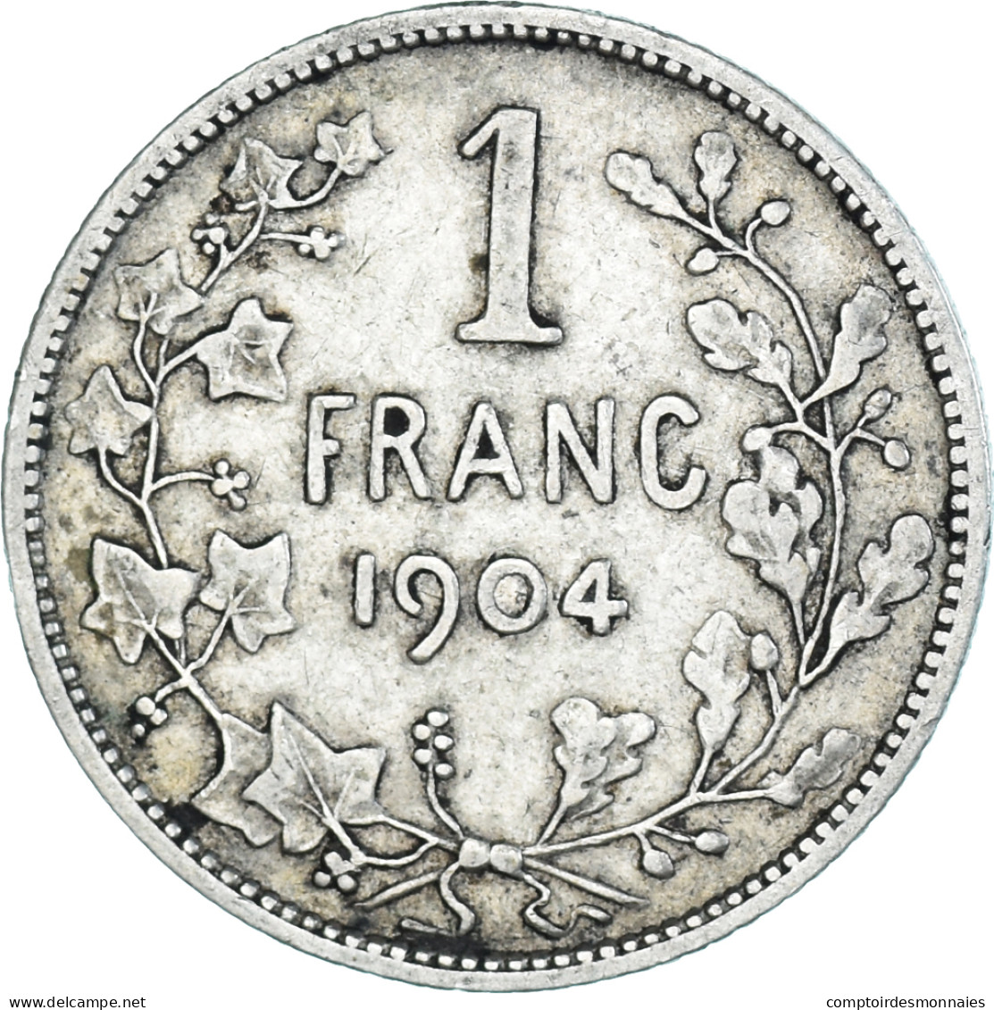 Monnaie, Belgique, Franc, 1904, TB+, Argent, KM:56.1 - 1 Frank