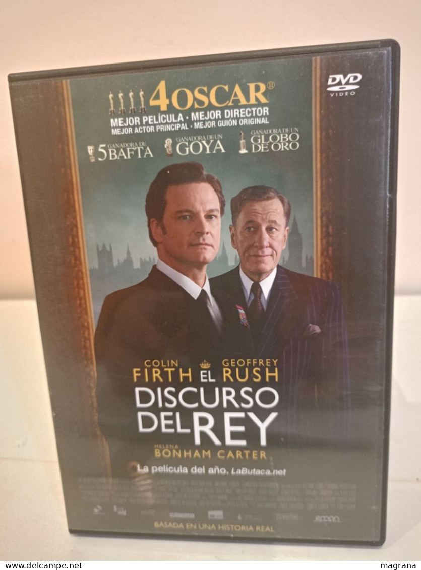 Película Dvd. El Discurso Del Rey. Colin Firth, Geoffrey Rush, Helena Bonham Carter. 2010. - Geschichte