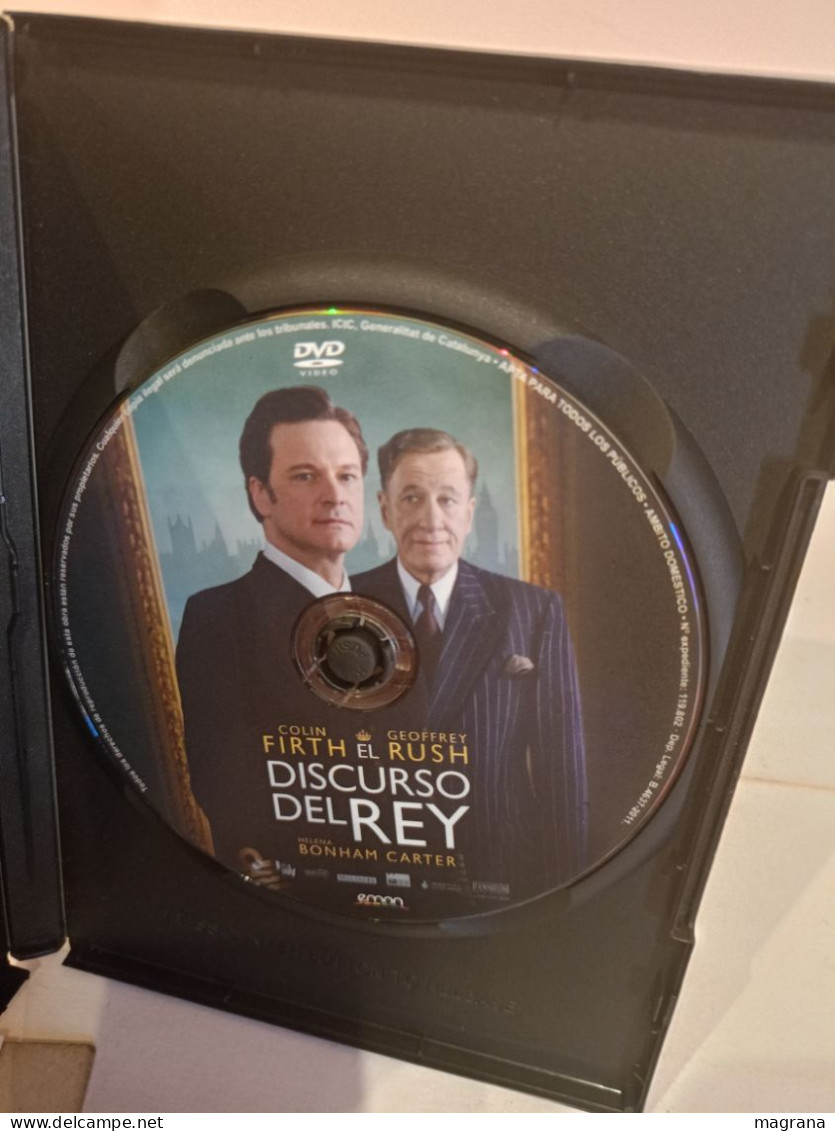 Película Dvd. El Discurso Del Rey. Colin Firth, Geoffrey Rush, Helena Bonham Carter. 2010. - Geschiedenis