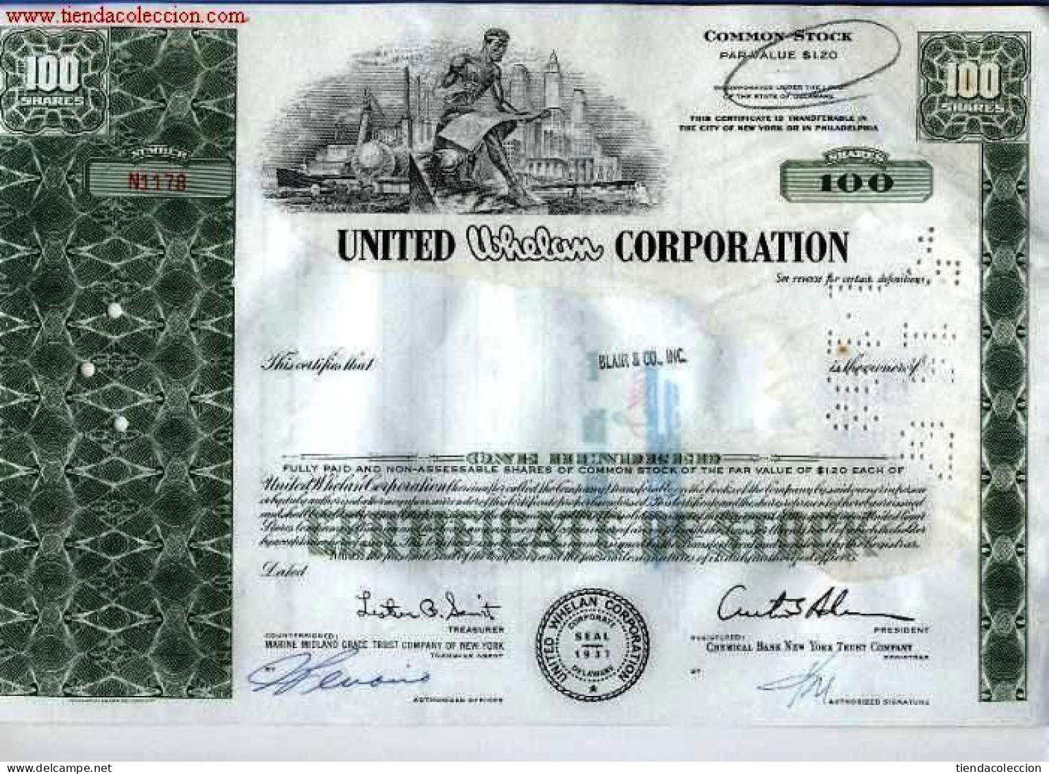 United Whelan Corporation - S - V