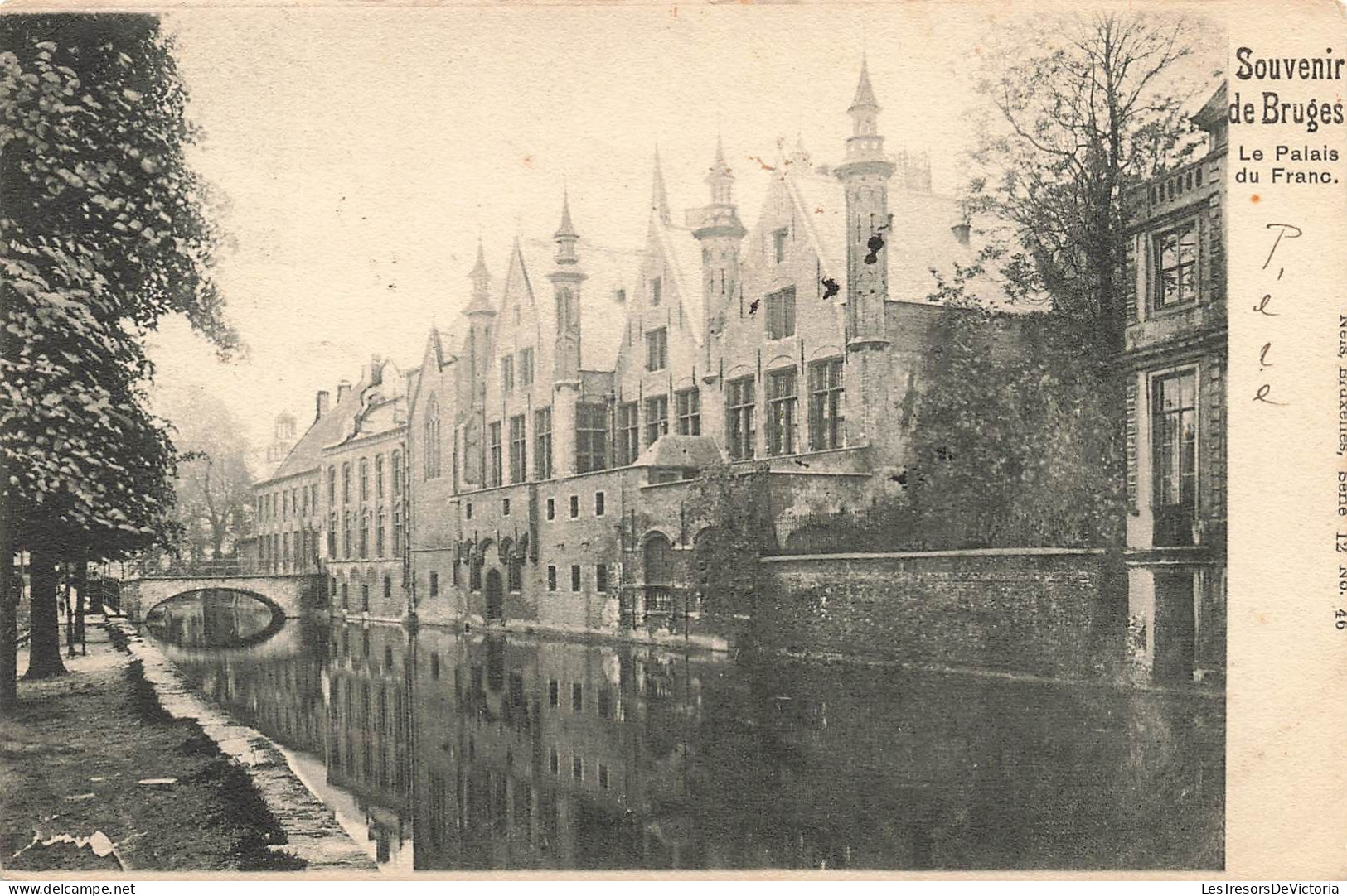 BELGIQUE - Bruges - Vue Générale Du Palais Du Franc - Carte Postale Ancienne - Brugge