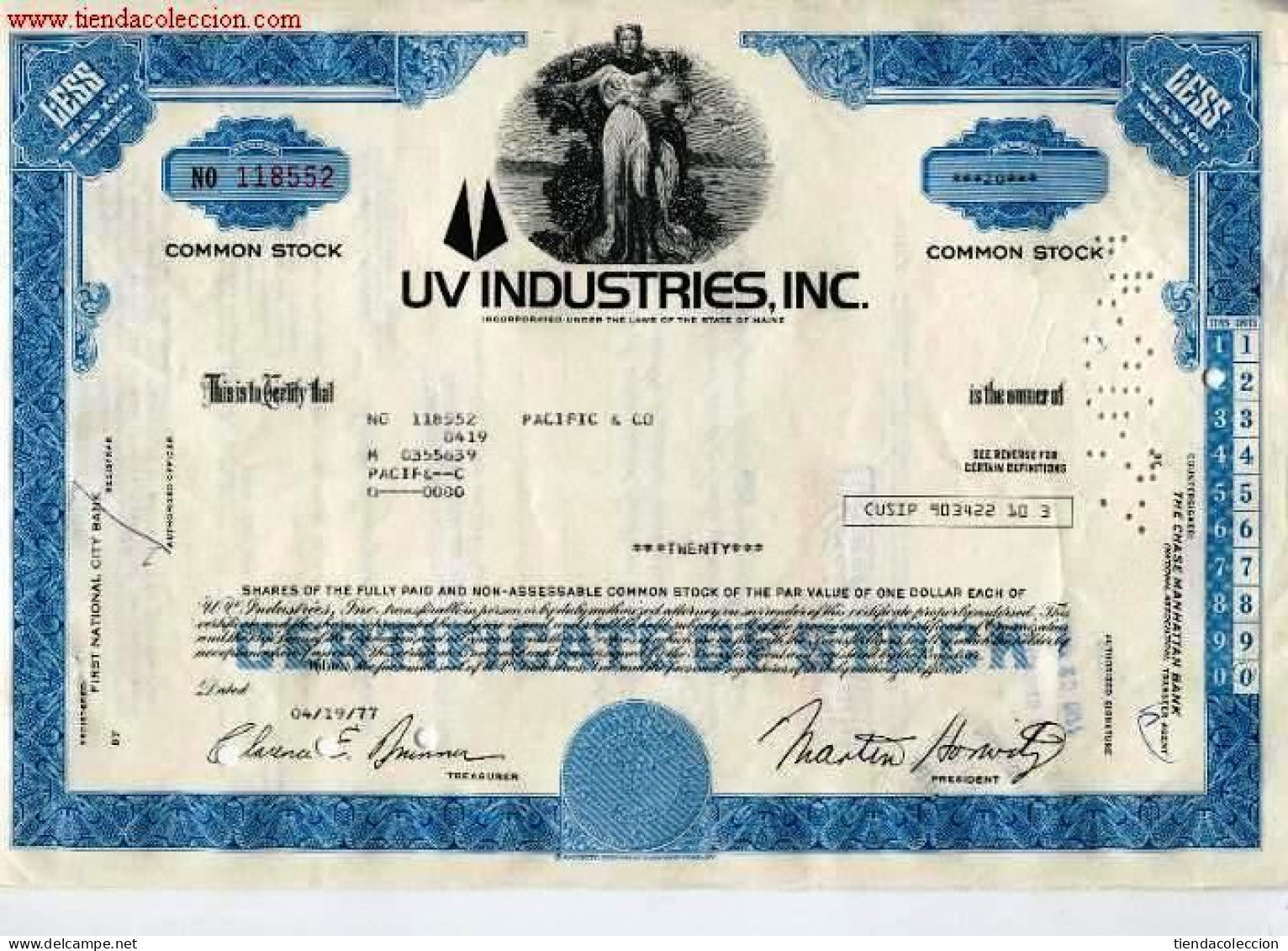 UV Industries, Inc. - S - V