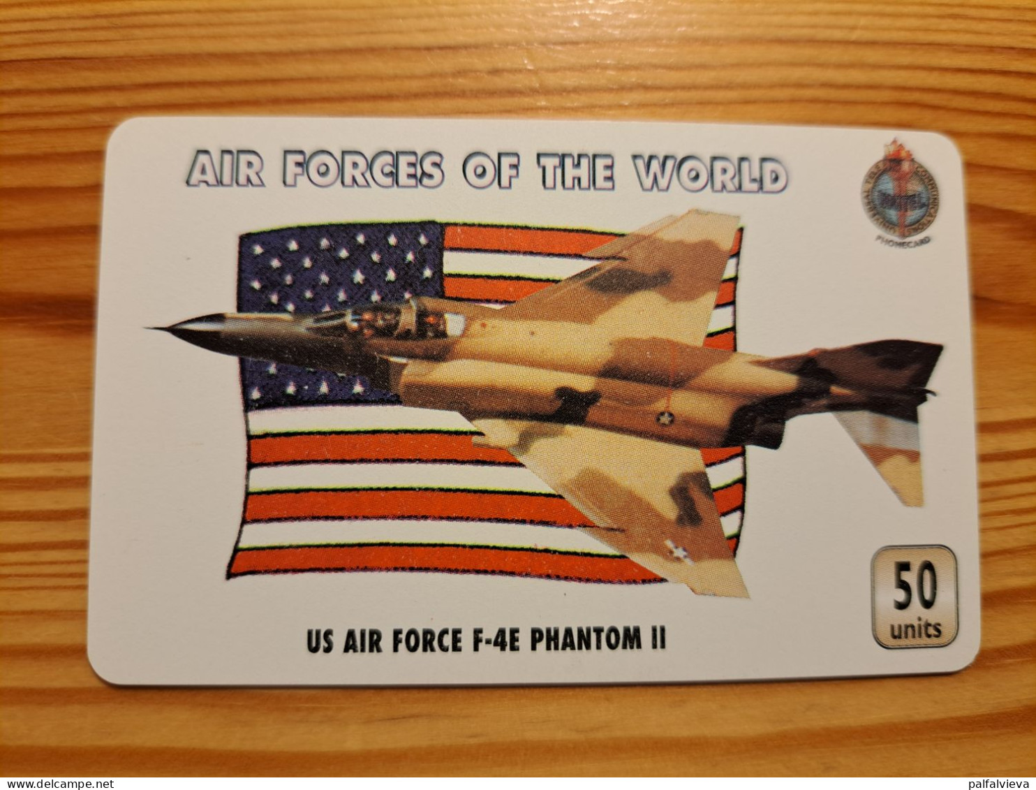 Prepaid Phonecard United Kingdom, Unitel - Airplane, Air Forces Of The World, USA, F-4E Phantom II. - Bedrijven Uitgaven