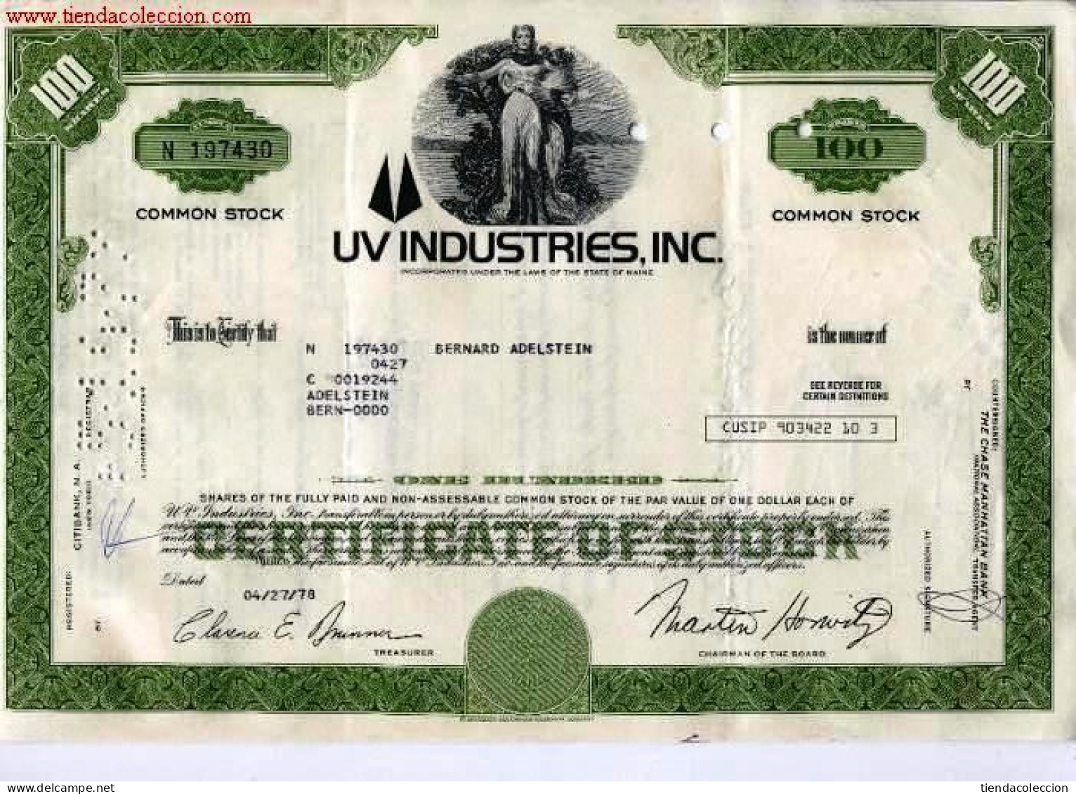 UV Industries, Inc. - S - V