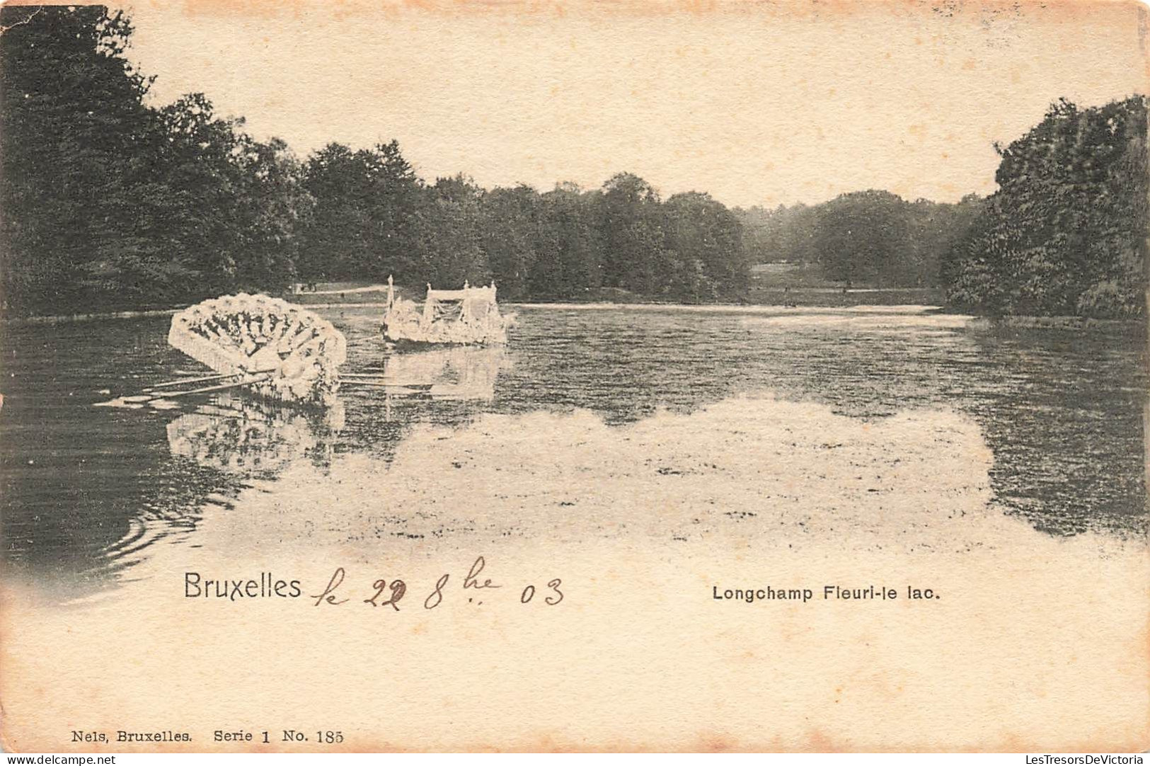 BELGIQUE - Bruxelles - Longchamp Fleuri Le Lac - Carte Postale Ancienne - Forests, Parks