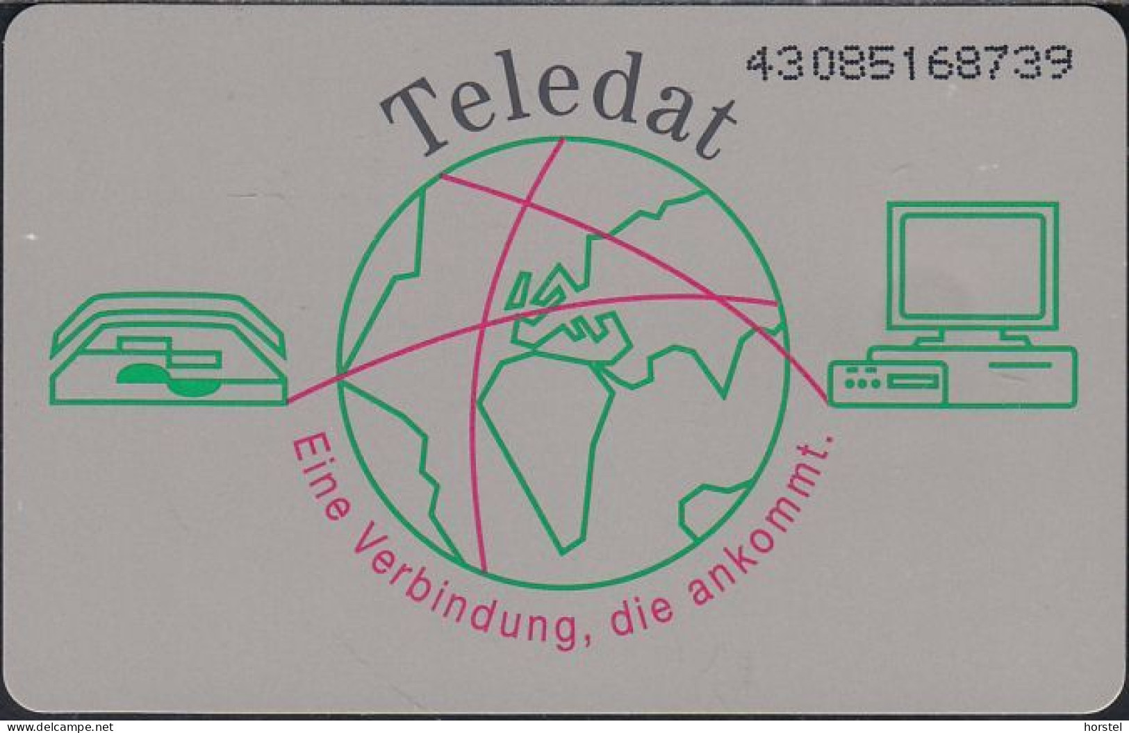GERMANY P08/93 - Teledat - Weltkugel - P & PD-Series: Schalterkarten Der Dt. Telekom