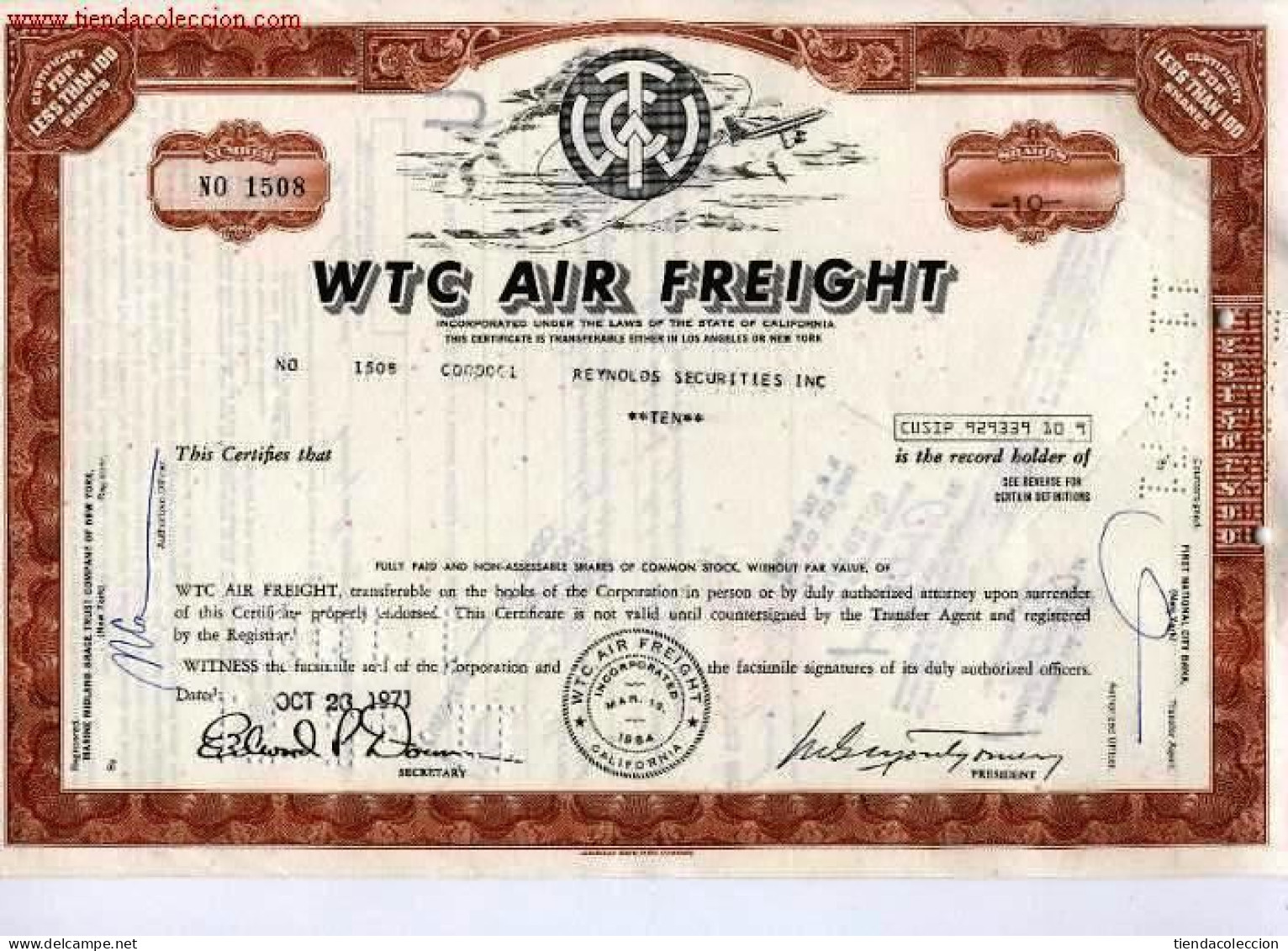 WTC Air Freight - W - Z