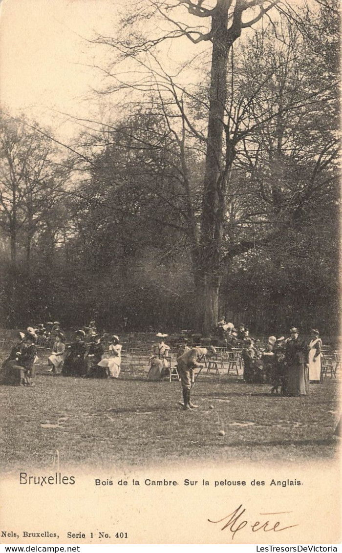 BELGIQUE - Bruxelles - Bois De La Cambre - Sur La Pelouse Des Anglais - Animé - Carte Postale Ancienne - Forêts, Parcs, Jardins