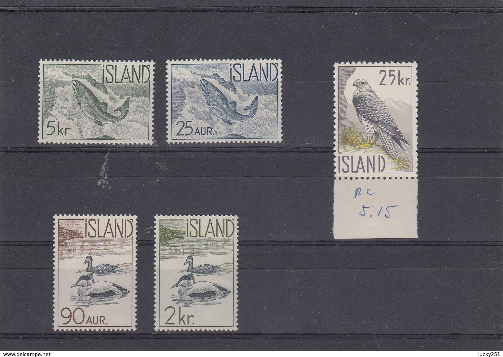 Islande - Neufs**, Faune Diverse, Année 1959, Y.T. 294/298 - Ongebruikt