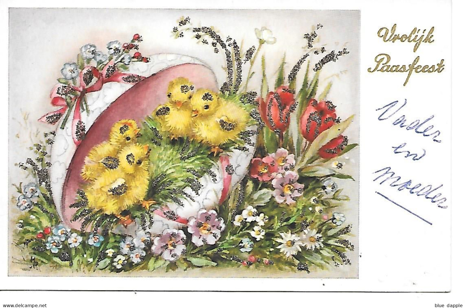 Illustrator - Hannes Petersen - Easter, Easter Egg, Chick, Flowers, Pâques, Oeuf De Pâques, Poussin, Fleurs - Glitters - Petersen, Hannes