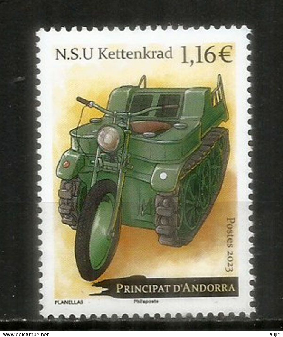 Le Kettenkrad,moto Véhicule Semi-chenillé , Timbre Neuf ** 2023 - Unused Stamps